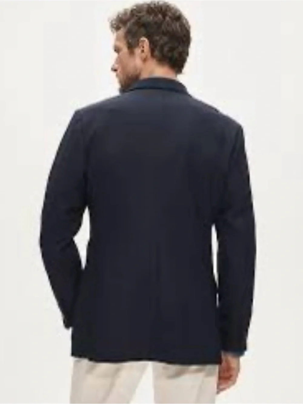 J. CREW Ludlow Slim-fit suit jacket in Japanese cotton chino Navy 44 R NWD CF181